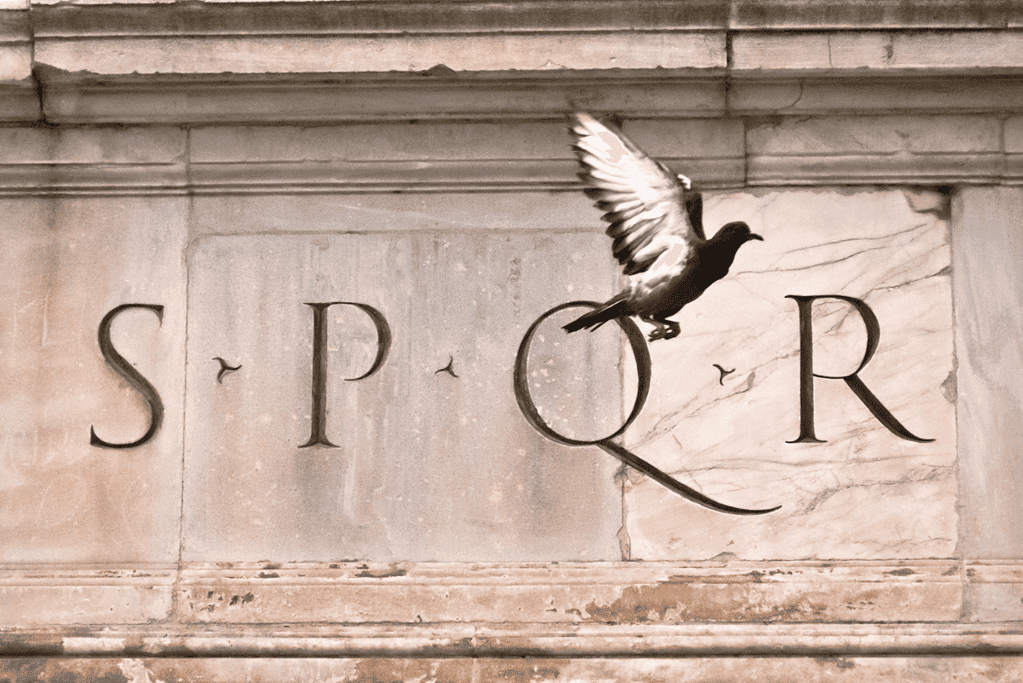 Image of an ancient Roman inscription