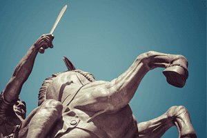 Image of a statue of Alexander the Great