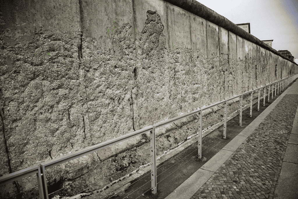 Image of the modern remains of the Berlin Wall