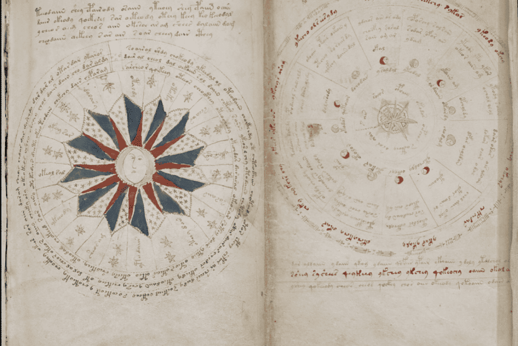 Image a of a 15th century scientific manuscript