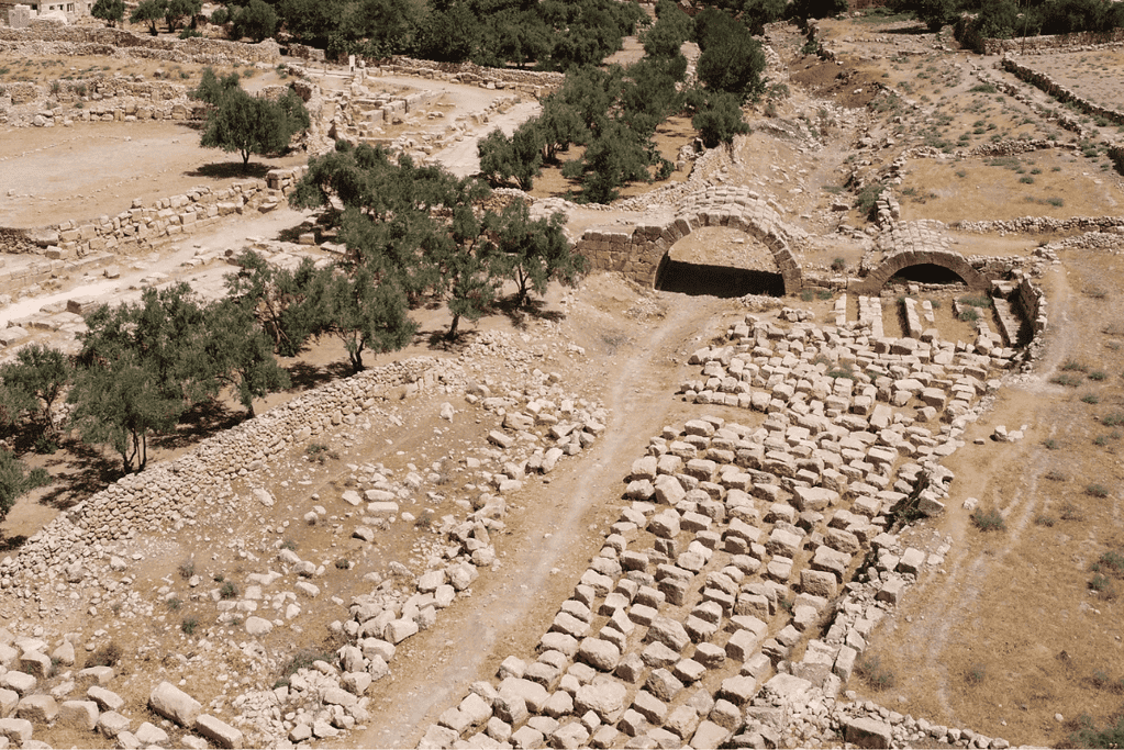 Image of an ancient Mesopotamian system for moving water