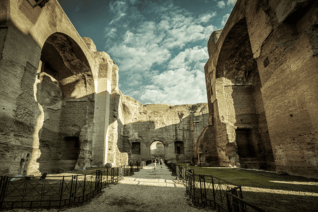 Image of the Baths of Caracalla in Rome, Italy