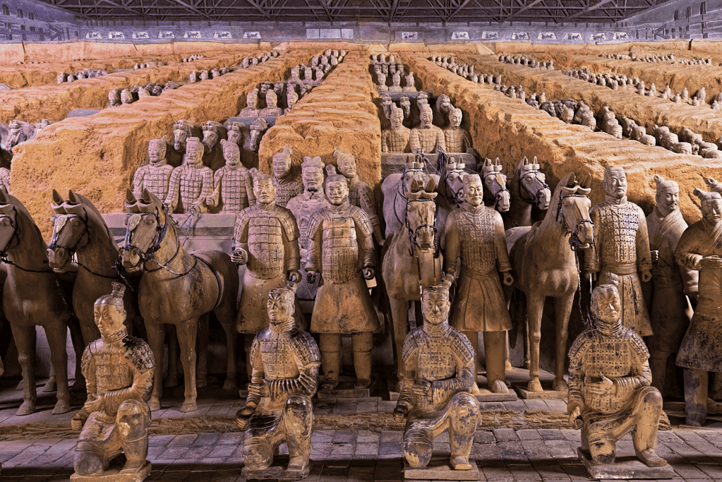 Image of China's ancient terracotta army