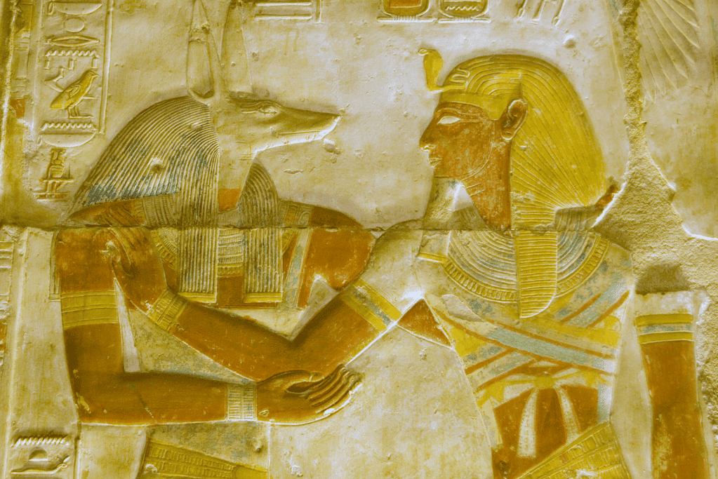 Image of the god Anubis