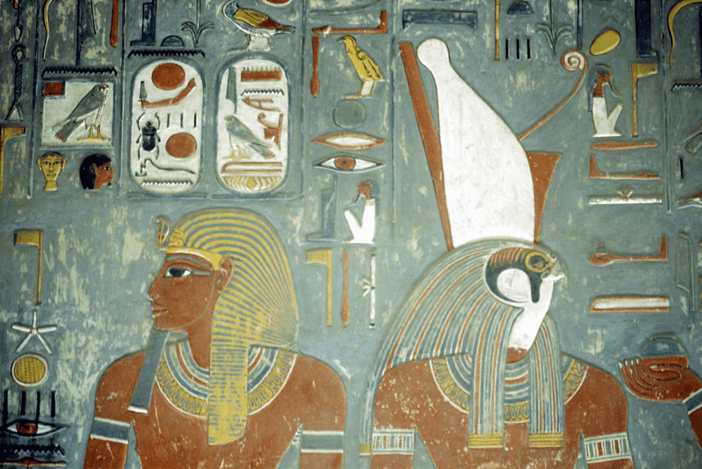 Image of the ancient Egyptian god Horus