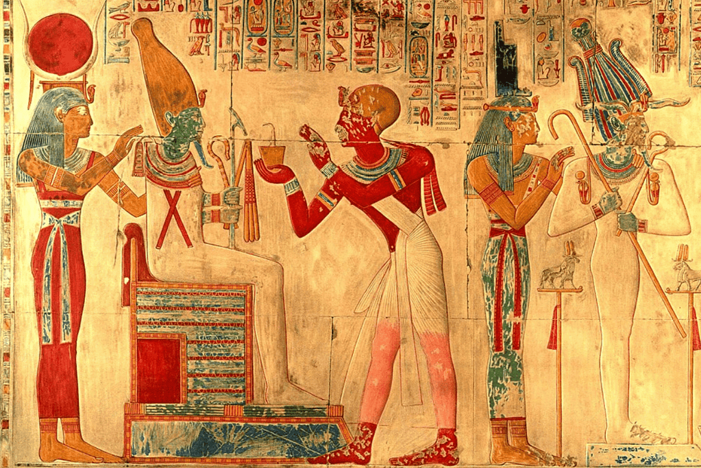 Image of the ancient Egyptian god Osiris