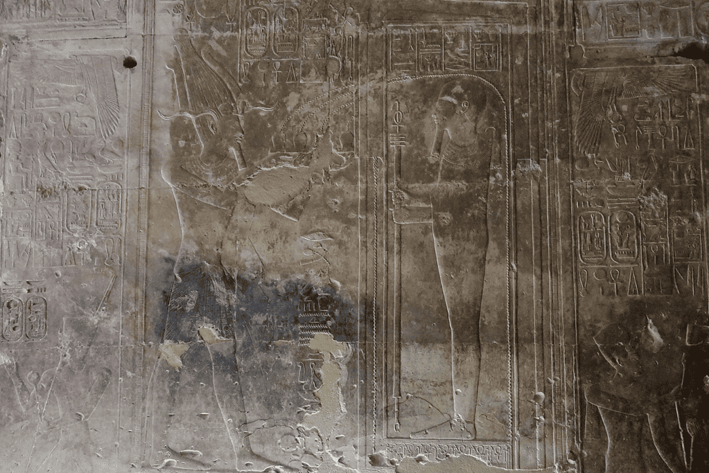 Image of a relief of the god Ptah
