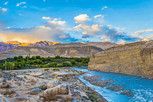 Image of the Indus River Valley in India