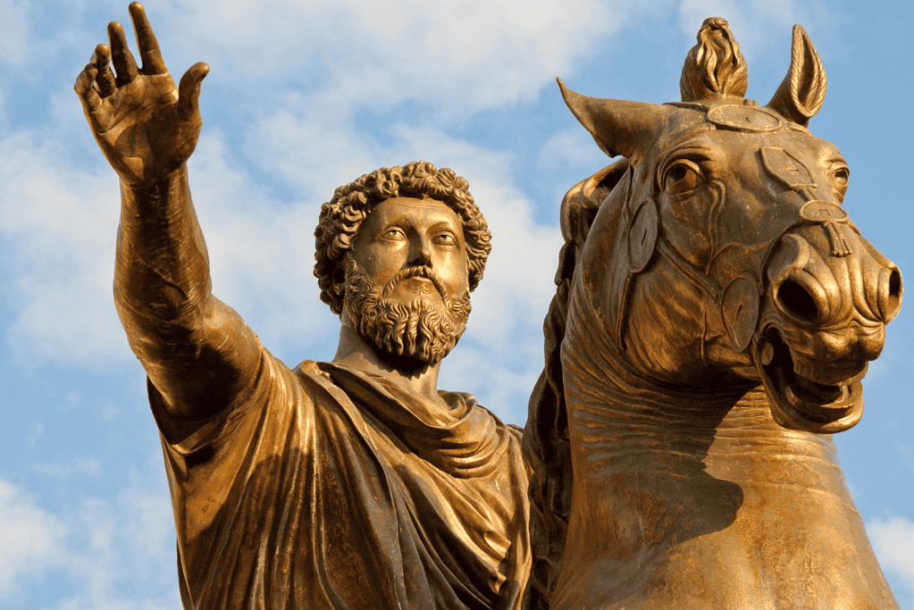 Image of a statue of Emperor Marcus Aurelius