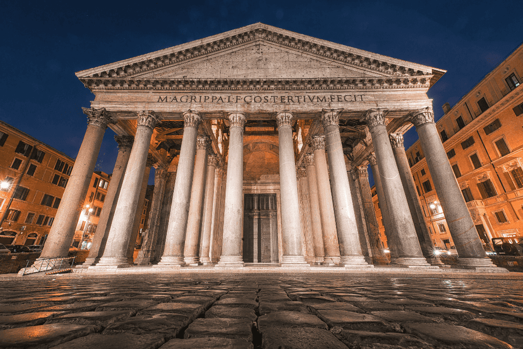 Image of the Pantheon in Rome, Italy