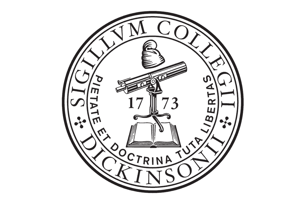 Image of the logo of one of the oldest colleges in the U.S., Dickinson College