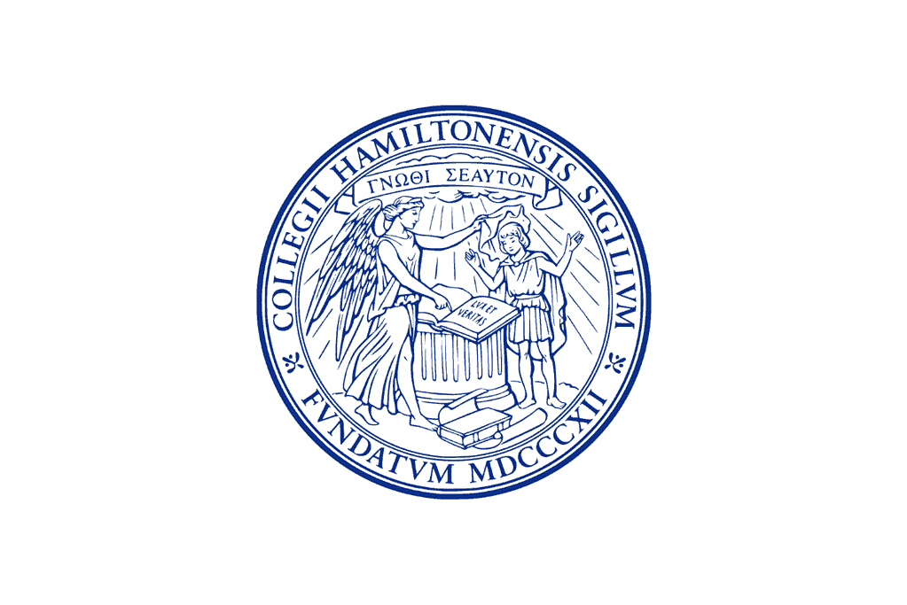 Image of the logo of Hamilton College in Clinton, New York