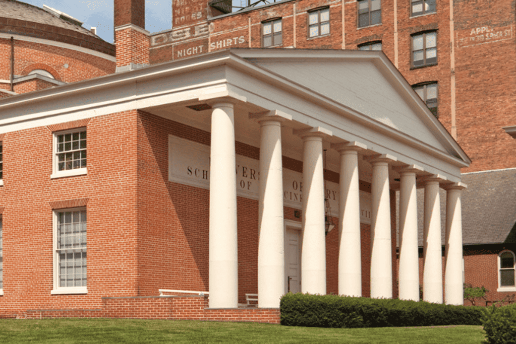 Image of Davidge Hall at the University of Maryland Baltimore