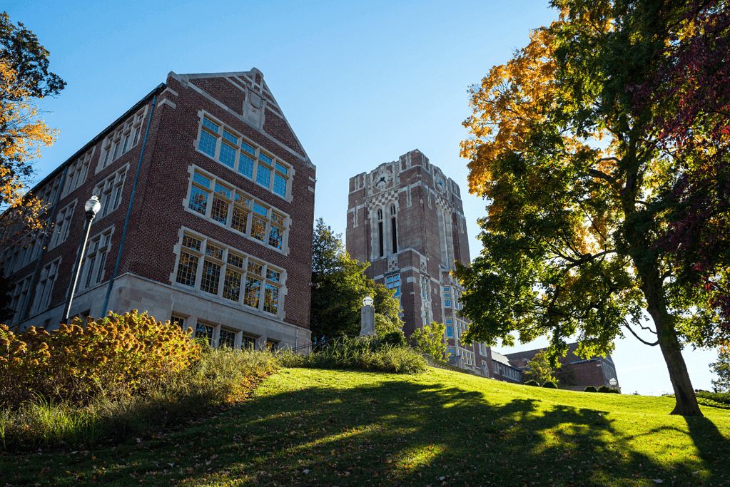 Image of "the Hill" at the University of Tennessee