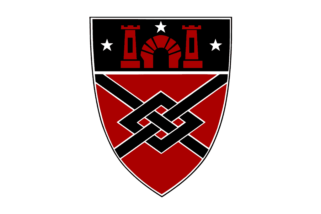 Image of the coat of arms of one of the oldest colleges in the U.S., Washinton & Jefferson College