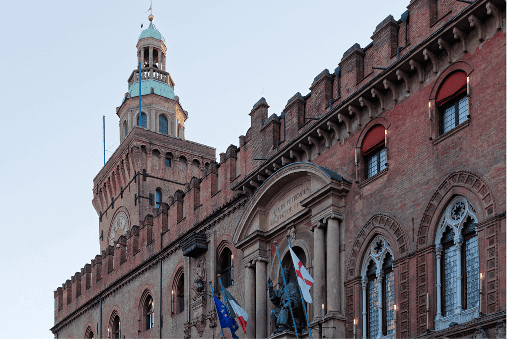 Image of a building belonging to the University of Bologna in Italy, one ot the oldes universities in the world
