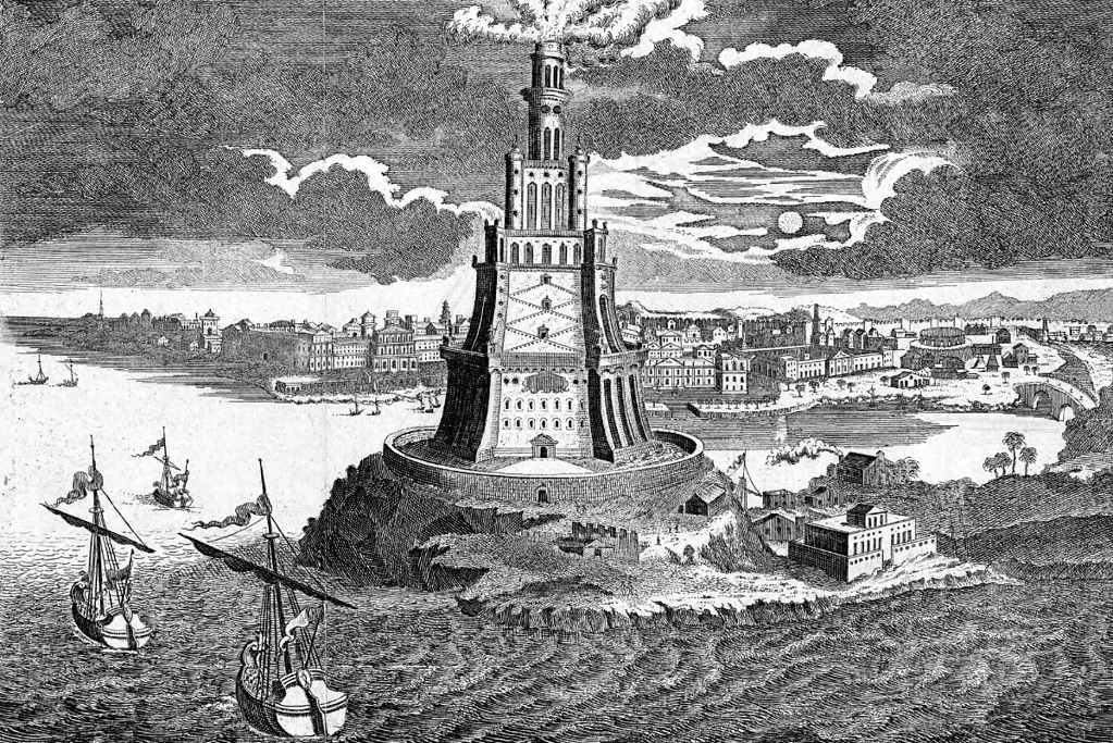 Image of the Lighthouse at Alexandria in Egypt