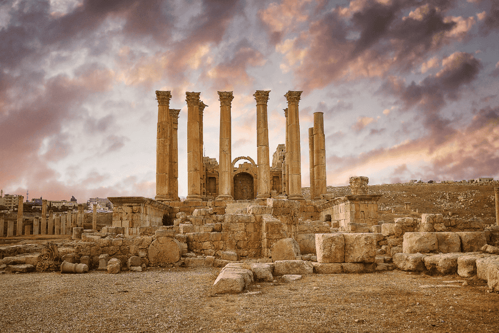 Image of the ruins of the Temple of Artemis at Ephesus, one of the seven wonders of the ancient world
