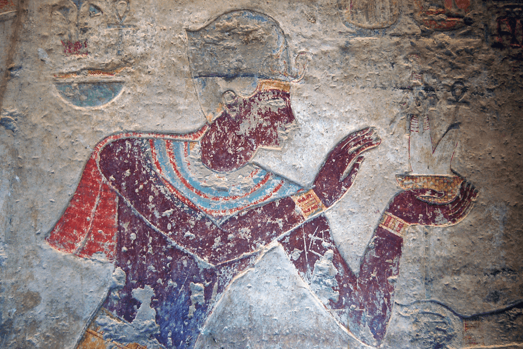 Image of the Pharoah Ramses II who led Egyptian forces as the Battle of Kadesh. one of the most significant ancient battles of antiquity