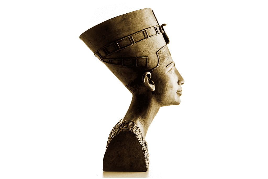 Image of a bust of Nefertiti