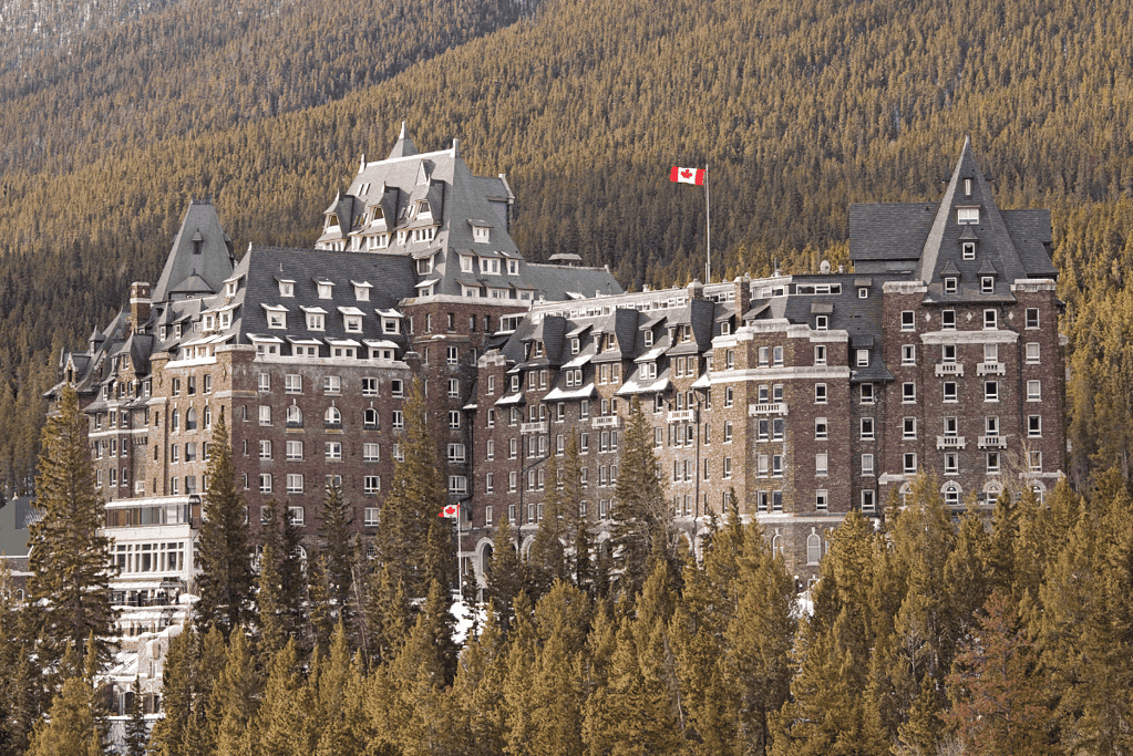 Image of the Banff Springs Hotel in Canada