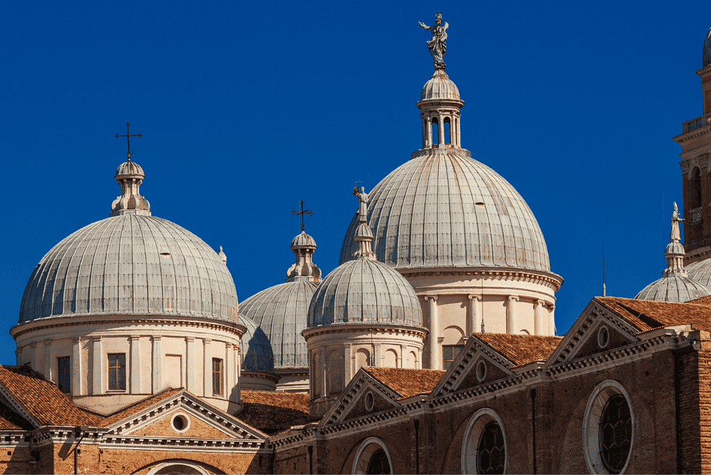 Image of double dome construction at a church in in Padua, Italy - one of the many renaissance inventions that changed the world of engineering