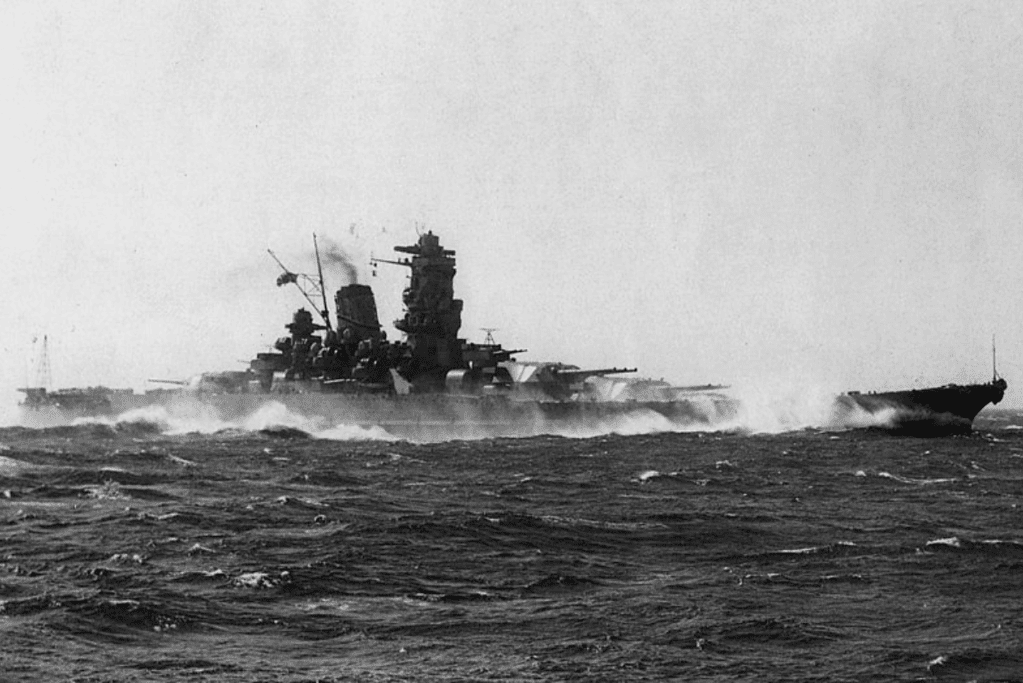 Image of the World War II Japanese battleship, the Yamato