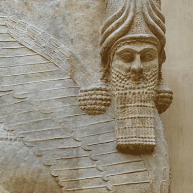 Image of an ancient Assyrian stone carving for an article about key Mesopotamian kings