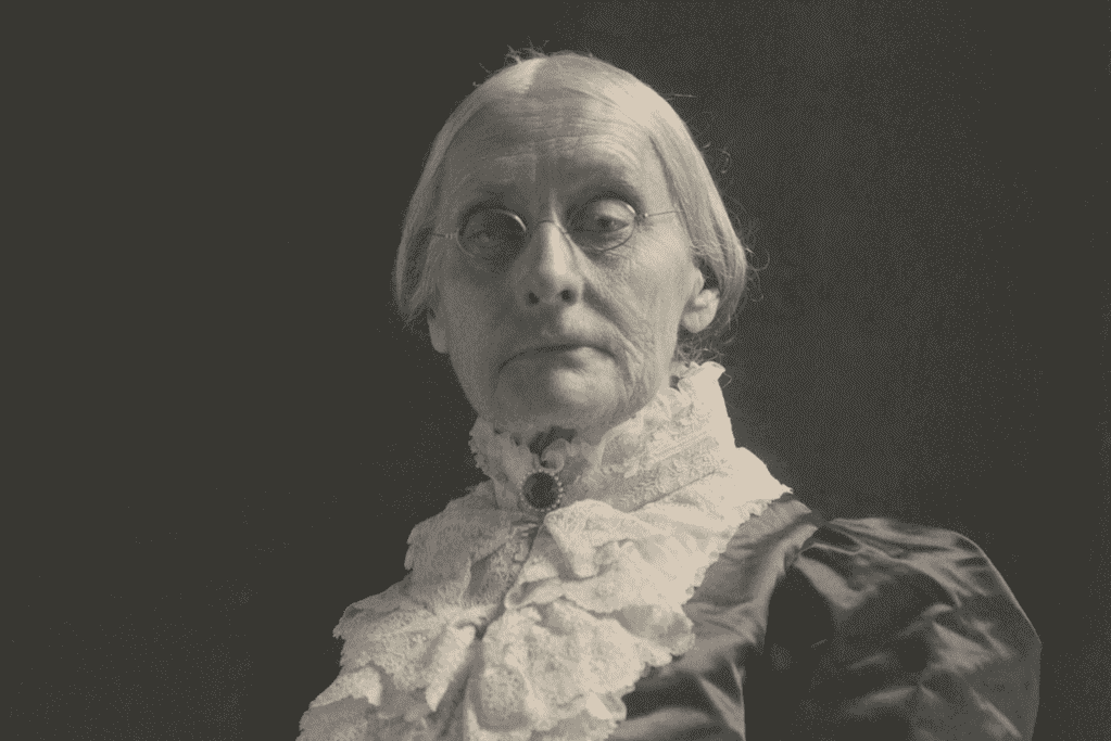 Image of the most famous of women's suffrage movement leaders, Susan B. Anthony