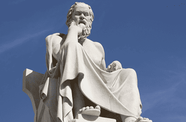 Image of one of the great ancient Greek philosophers, Socrates.