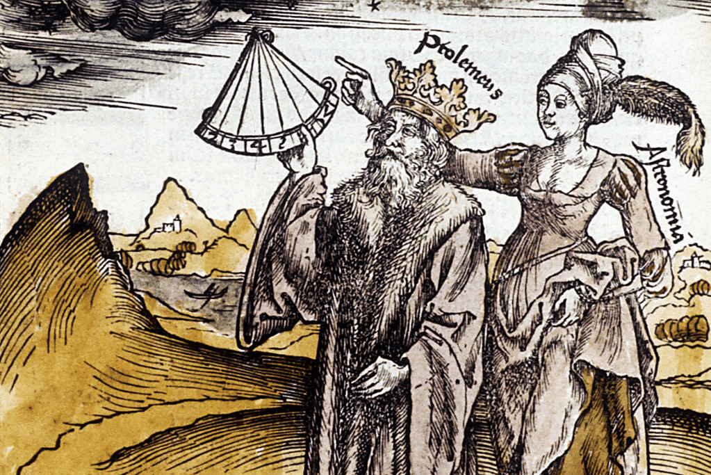 Image of one of the most famous astronomers in history, Ptolemy