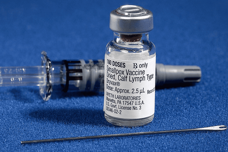 Image of the modern day version of the one of the greatest historical medical breakthroughs, the smallpox vaccine
