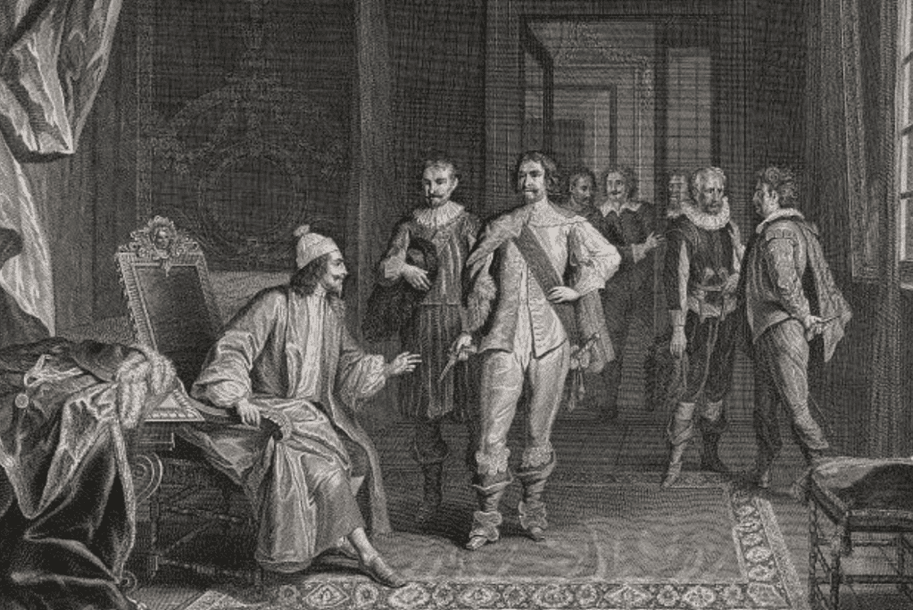 Image of the arrest of Charles I by Cornet George Joyce of the New Model Army