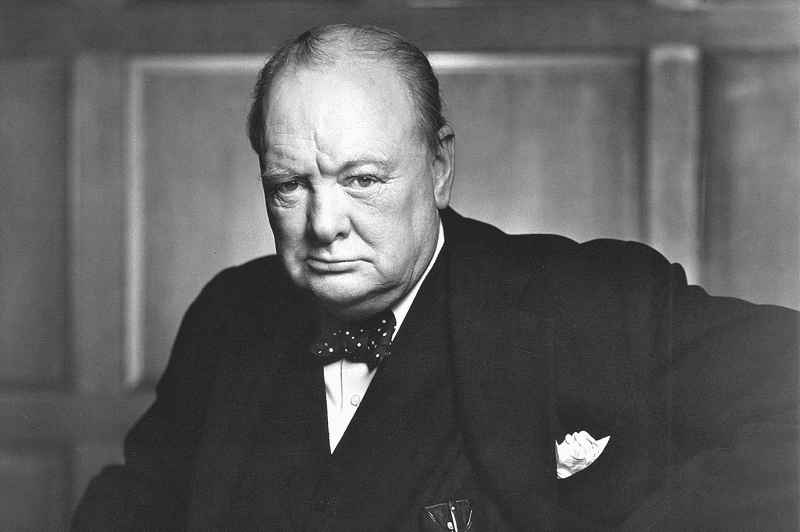 Image of former British Prime Minister Winston Churchill for a blog post covering 10 interesting facts about Winston Churchill.