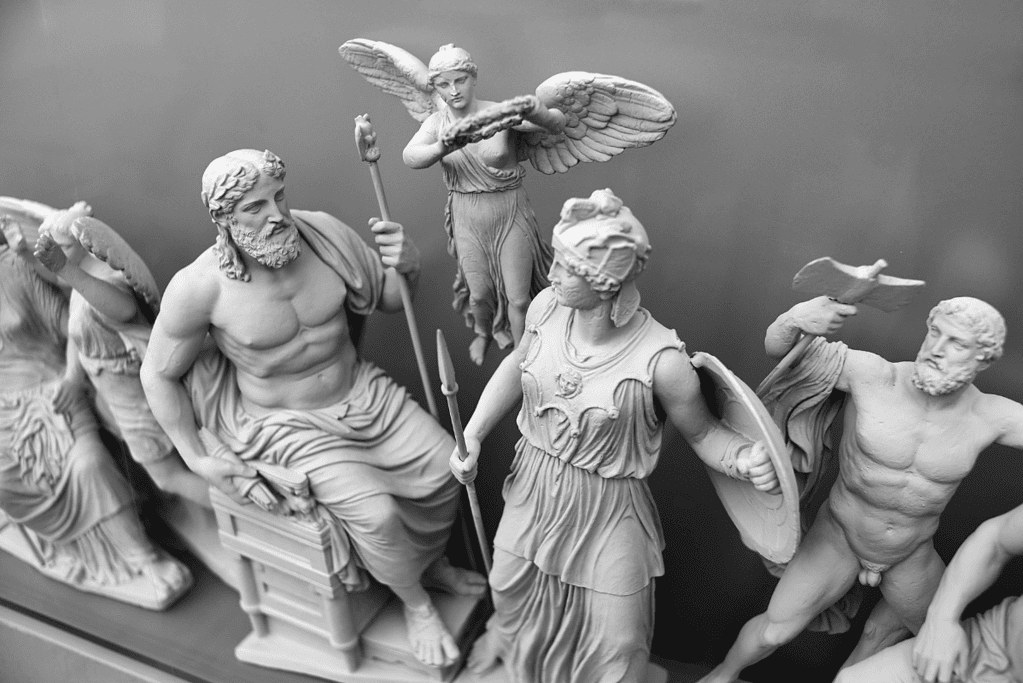Image of the 12 greek gods of the Pantheon