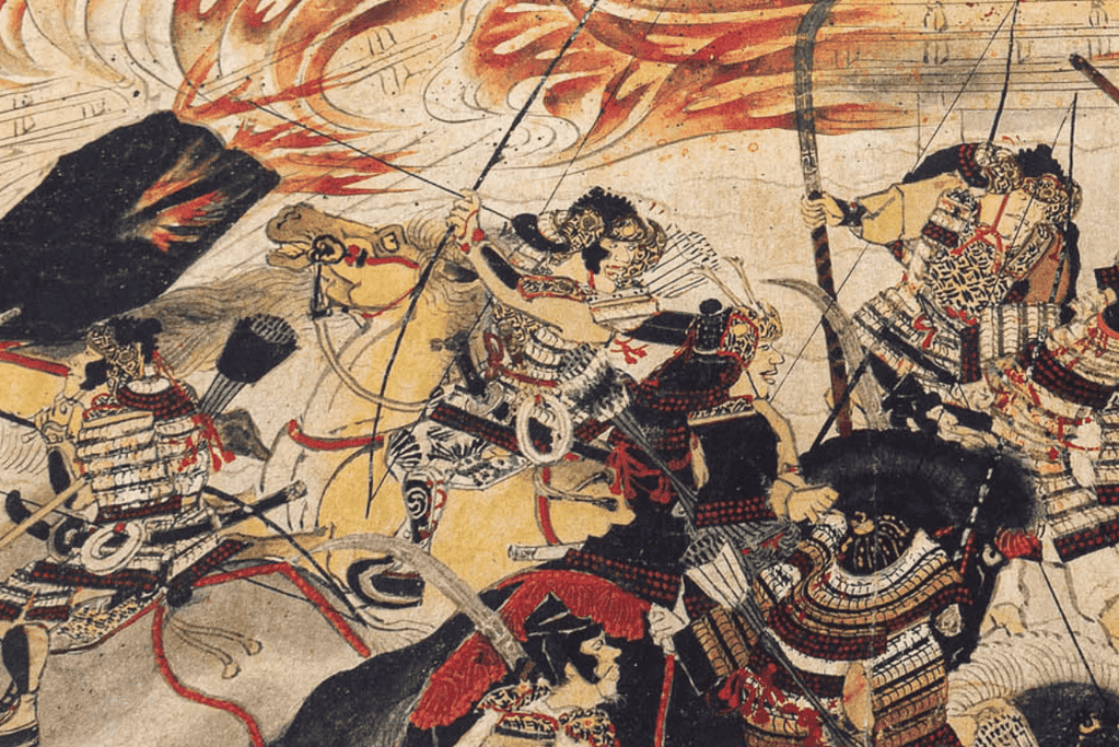 Image of samurai clans in battle