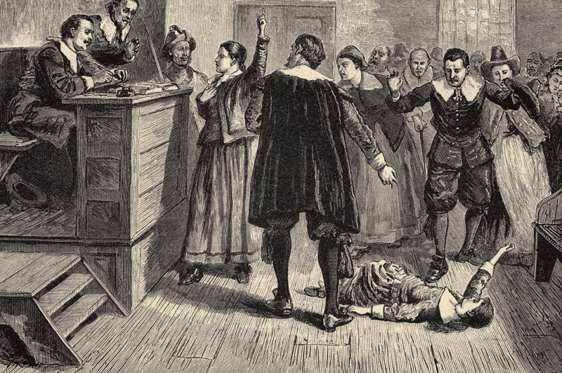 Image of one of the many Salem Witch Trials victims, Mary Walcott.