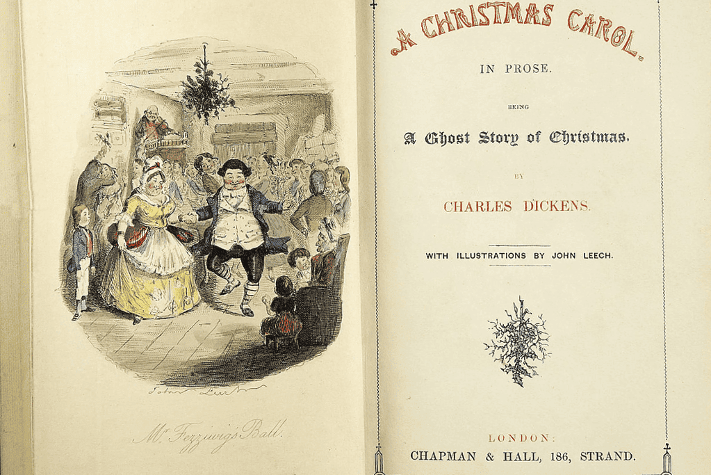 Image from A Christmas Carol by Charles Dickens for a blog post covering 10 interesting facts about A Christmas Carol