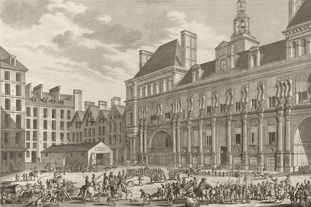 fall-of-the-bastille-historical-debate Image of the Hôtel de Ville in Paris.