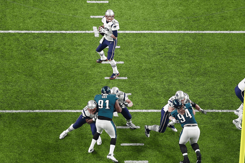 Image from Super Bowl LII (53) for a blog post listing most Super Bowl wins by team.