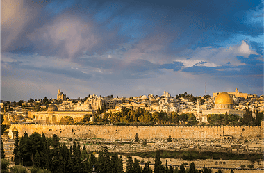 Image of the Mount of Olived for a blog post covering biblical sites in Israel.