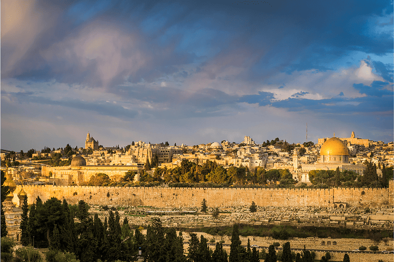 Image of the Mount of Olived for a blog post covering biblical sites in Israel.