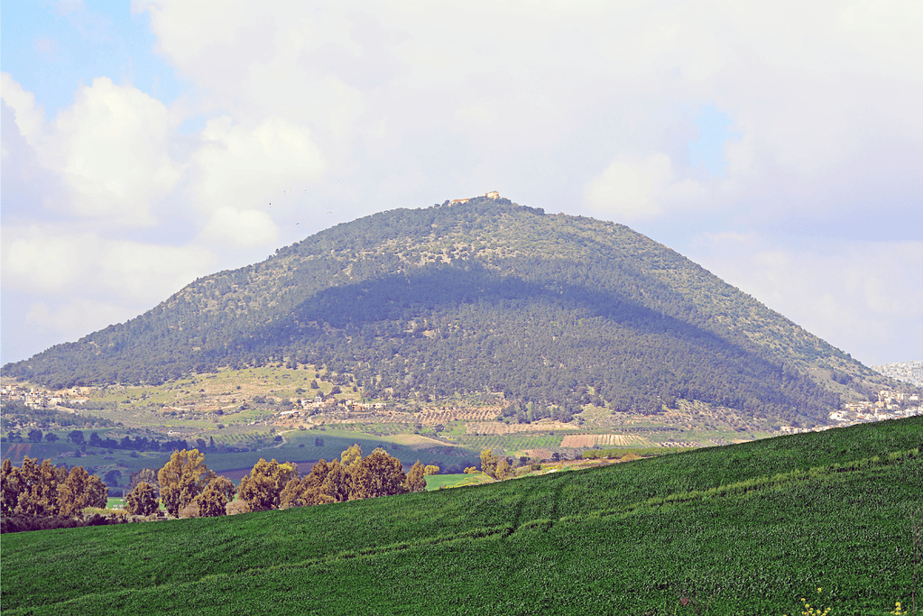 Image of Mount Tabor for a blog post covering biblical sites in Israel.