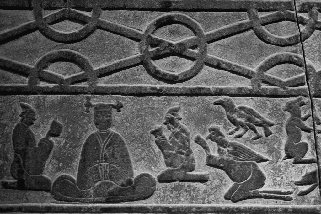 Image of a Tang dynasty stone mural