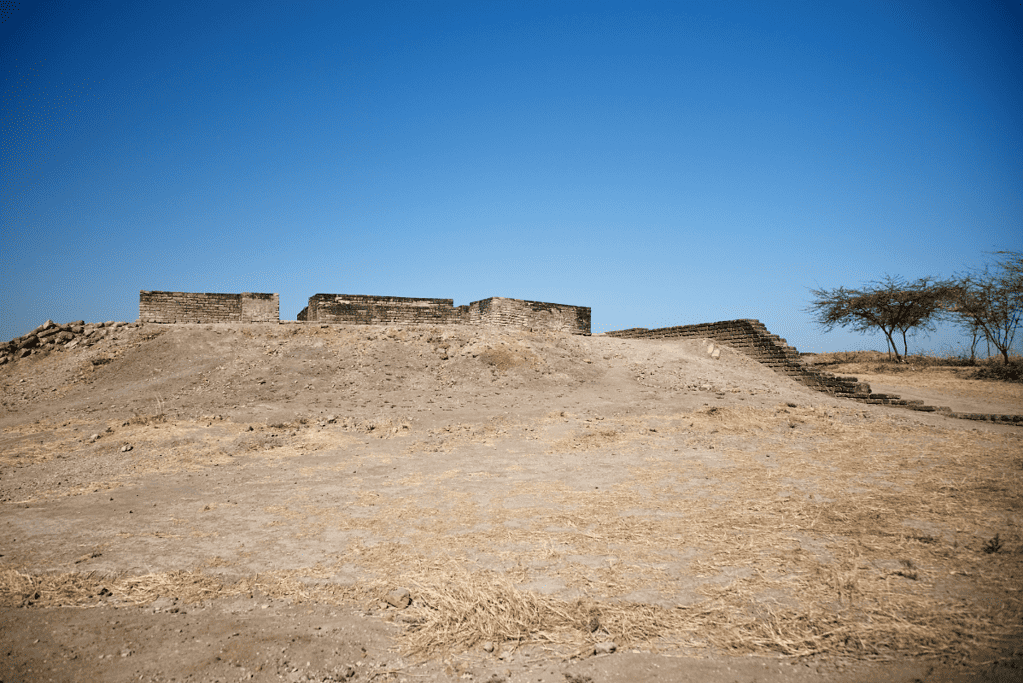 Image of ruins in the Indus civilization of Lothal, now Gujarat, India.