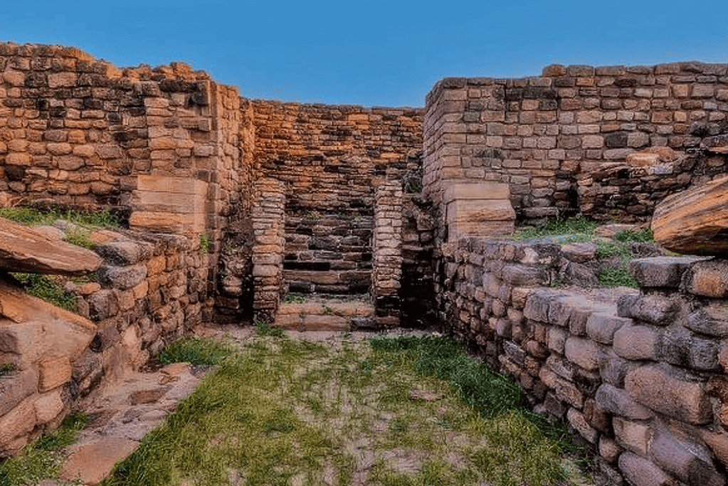 Image of Indus civilization of Rakhigarhi in India.