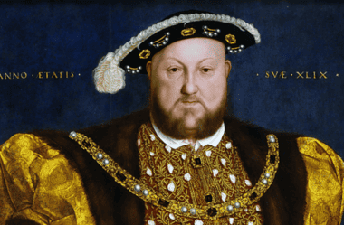 Image of a portrait of King Henry VIII of England for a blog post covering 10 intriguing facts about Henry VIII.