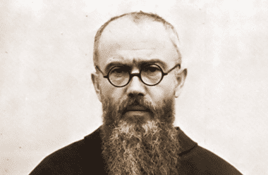 Image of Father Maximillian Kolbe in his Franciscan robes for a blog post covering 10 interesting facts about Father Maximillian Kolbe