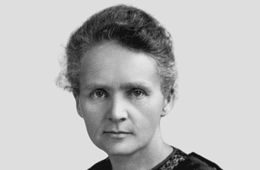 Image of a photo of Marie Curie for a blog post covering 10 key facts about Marie Curie.