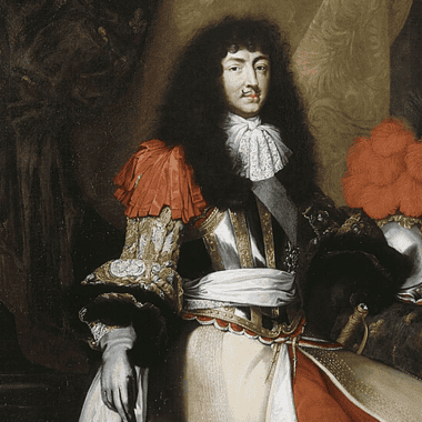 Image of a portrait of Louis XIV for a blog post covering interesting facts about Louis XIV.
